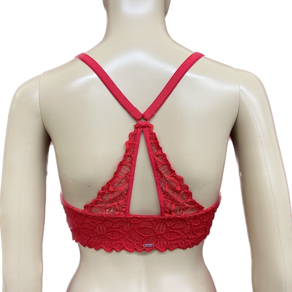 PINK Victoria’s Secret Red Date Racerback Push Up Bra Size 32DD - Picture 3 of 5